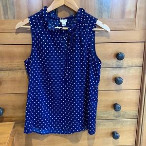 Jcrew High Neck Blouse